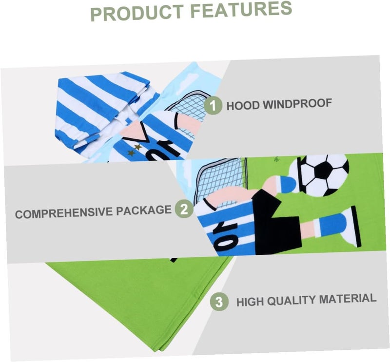 GALPADA Towel Cloak and Hooded Beach Towel Cape, Soft Absorbent Bath Wrap Poncho, Suitable for Swimming Pool and Water Park Use - Image 3
