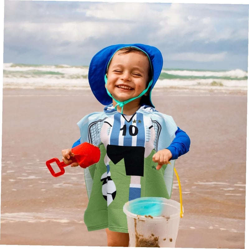 GALPADA Towel Cloak and Hooded Beach Towel Cape, Soft Absorbent Bath Wrap Poncho, Suitable for Swimming Pool and Water Park Use - Image 4