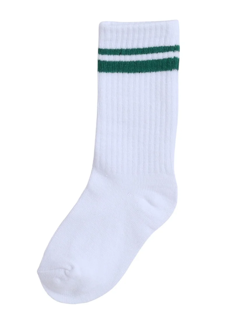 victor and jane 3 Pairs Textured Crew Length Sports Socks