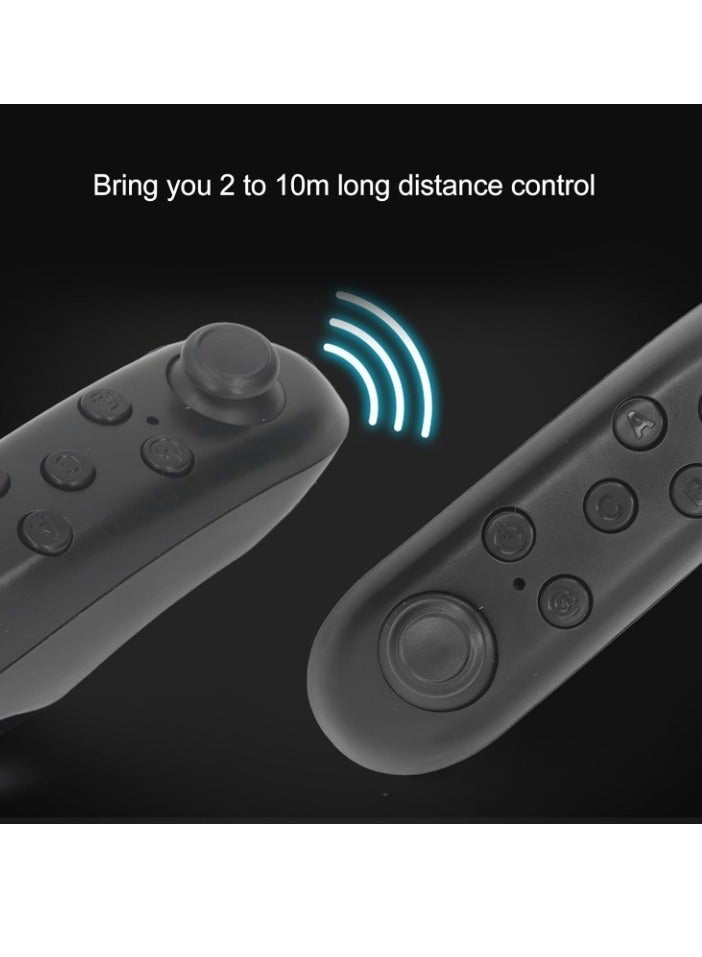 Mini VR Remote Control, Portable VR Game Handle Joystick, Lightweight VR Remote Controller Gamepad, Durable Wireless Bluetooth Controller For VR Android IOS Tablets Pc, (Pack Of 2pcs, Black) - Image 4