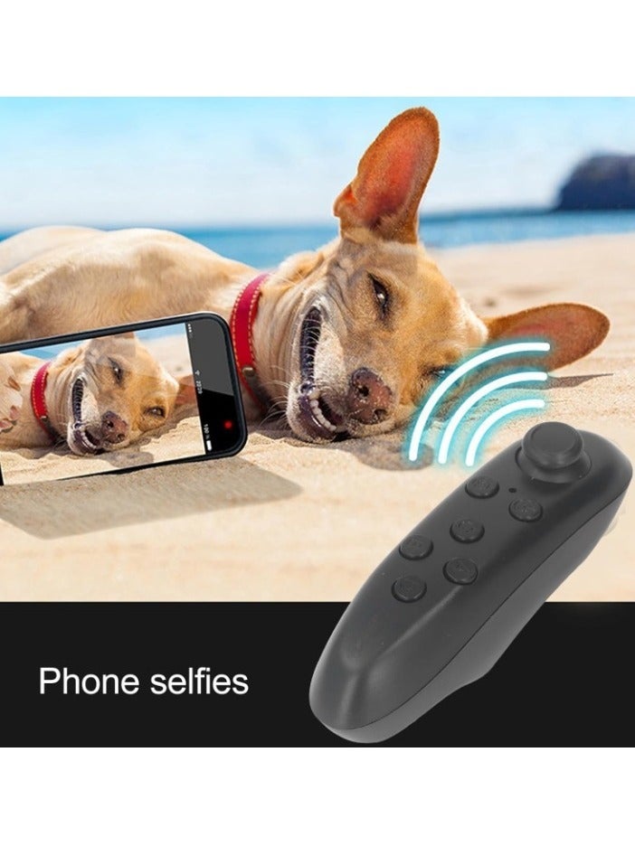 Mini VR Remote Control, Portable VR Game Handle Joystick, Lightweight VR Remote Controller Gamepad, Durable Wireless Bluetooth Controller For VR Android IOS Tablets Pc, (Pack Of 2pcs, Black) - Image 2