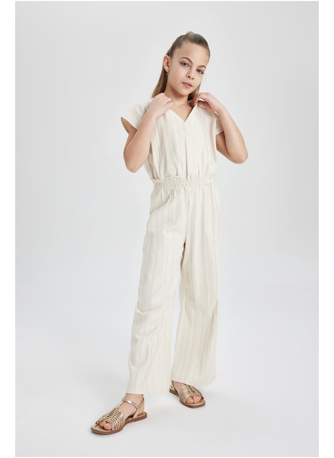 DeFacto Girl Regular Fit Short Sleeve Jump Suit  - Image 5