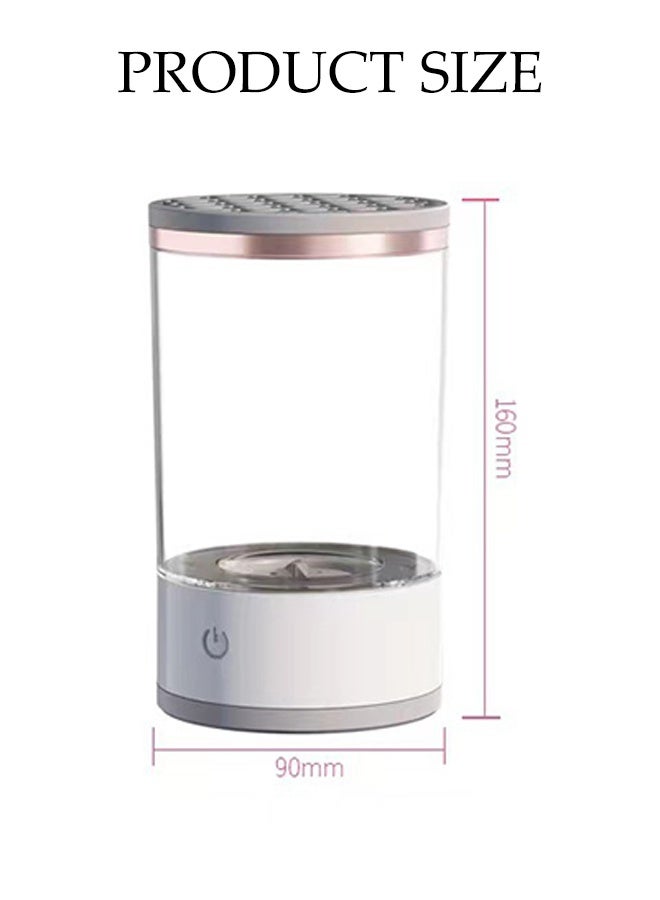 DUNISO Electric Makeup Brush Cleaner Portable Rechargeable Automatic Make Up Brush Cleaner 2 in 1 Spinning Electric Cosmetic Brush Cleaner and Dryer for All Size Makeup Brushes Set - Image 4