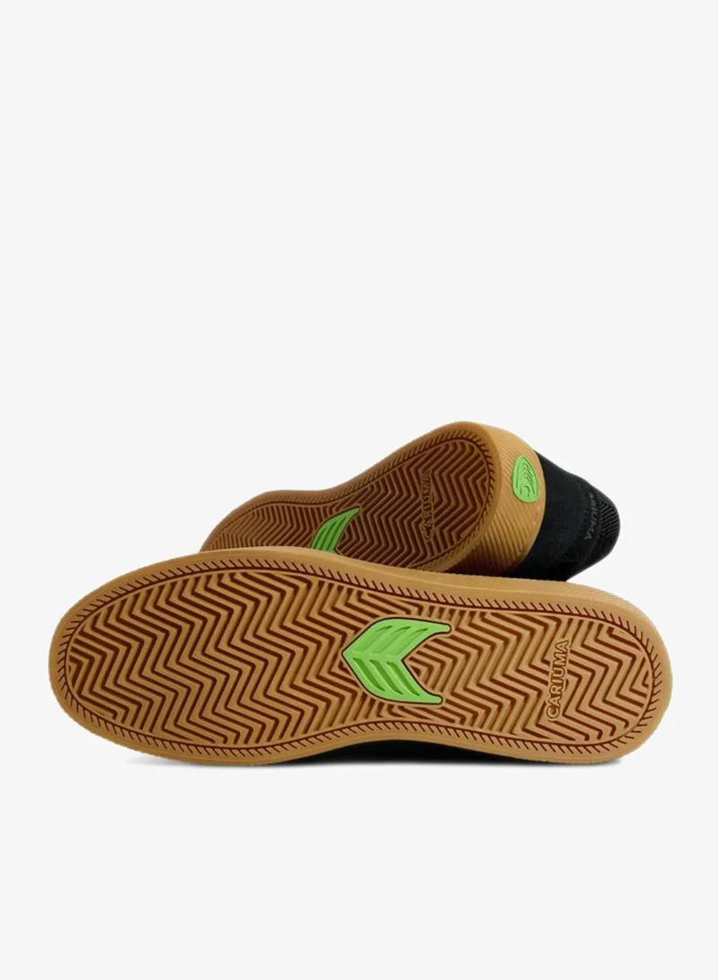 Cariuma  VALLELY PRO Gum Black Suede and Cordura Ash Grey Logo Sneaker  | Best Price UAE