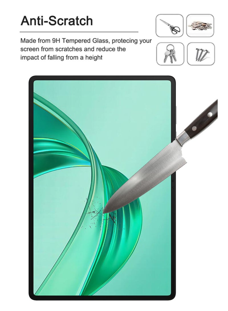 For Honor Pad X8a 11 inch Tempered Glass Screen Protector – High Transparency, Delicate Touch, Anti-Explosion, Smooth Arc Edges, Easy Installation, Screen Protector for Honor Pad X8a 11 inch - Image 2