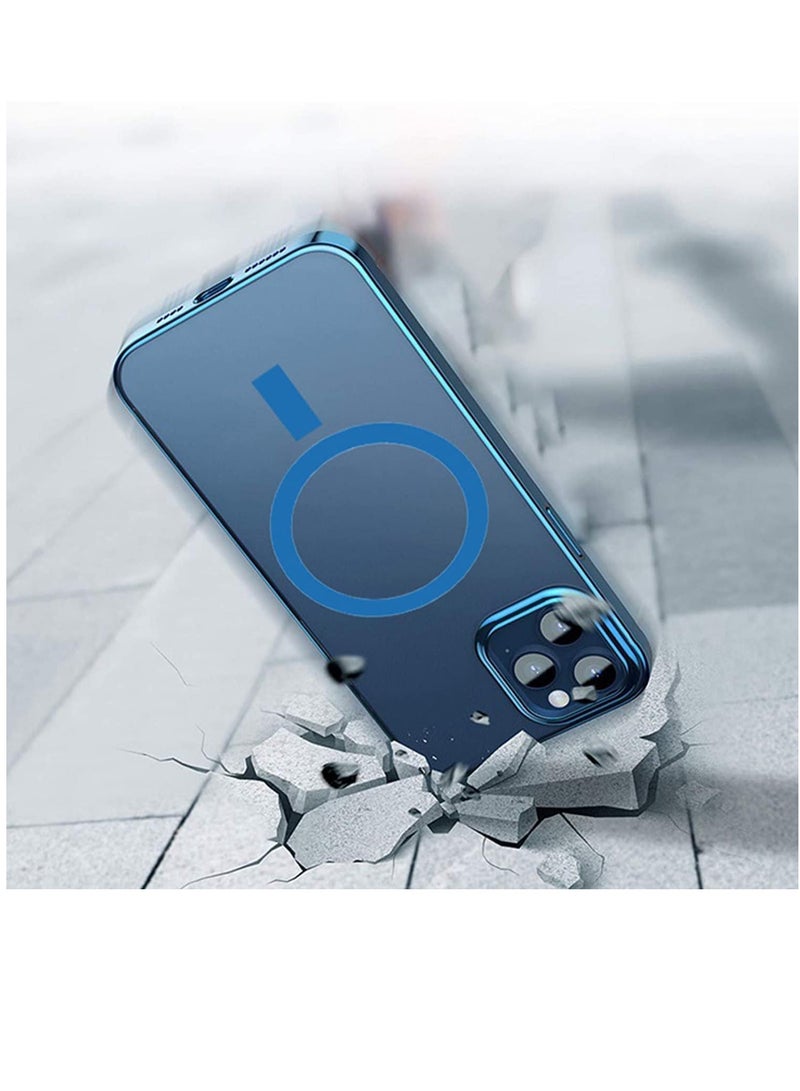 ELTRAZONE iPhone 14 Pro Magsafe Case 6.1 Inch Slim Thin Magnetic Case, Yellowing-Resistant, Anti-Drop Shock Absorption, Anti-Scratch and Hard Back Crystal Case - Image 3