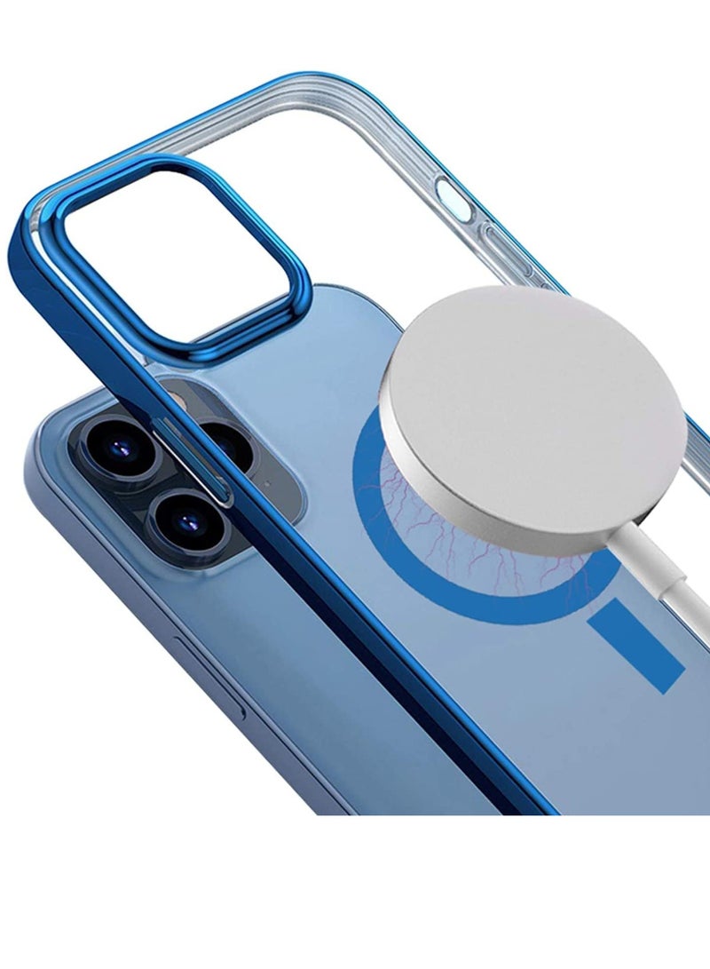 ELTRAZONE iPhone 14 Pro Magsafe Case 6.1 Inch Slim Thin Magnetic Case, Yellowing-Resistant, Anti-Drop Shock Absorption, Anti-Scratch and Hard Back Crystal Case - Image 2