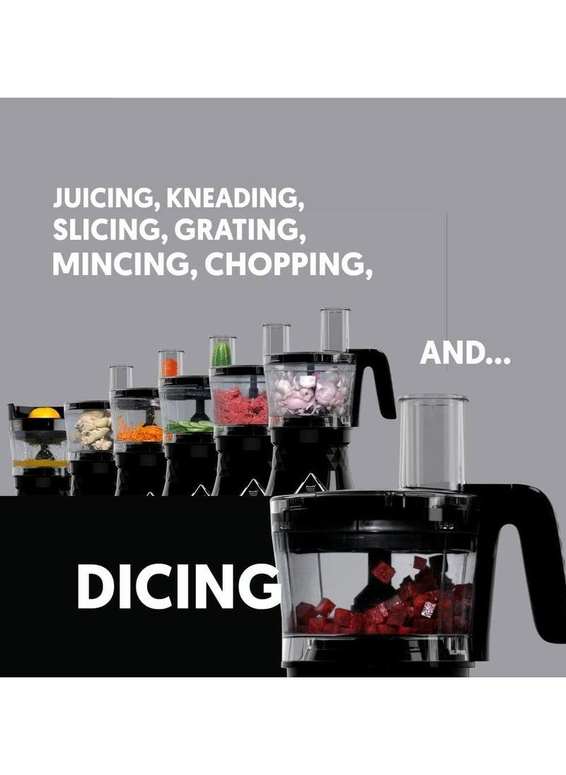 Generic - Preethi Zodiac Cosmo MG236 Mixer Grinder 750 watt with 5 Jars Includes Super Extractor juicer Jar & Master Chef + Food Processor Jar, Black - Image 1