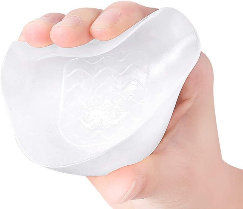 Dr.Pedi Height Increase Heels Cushion Insole, Gel Heel Invisible Height Elevators, Heal Dry Cracked Heels Arch Support Heel Protectors 2.5CM - Image 4