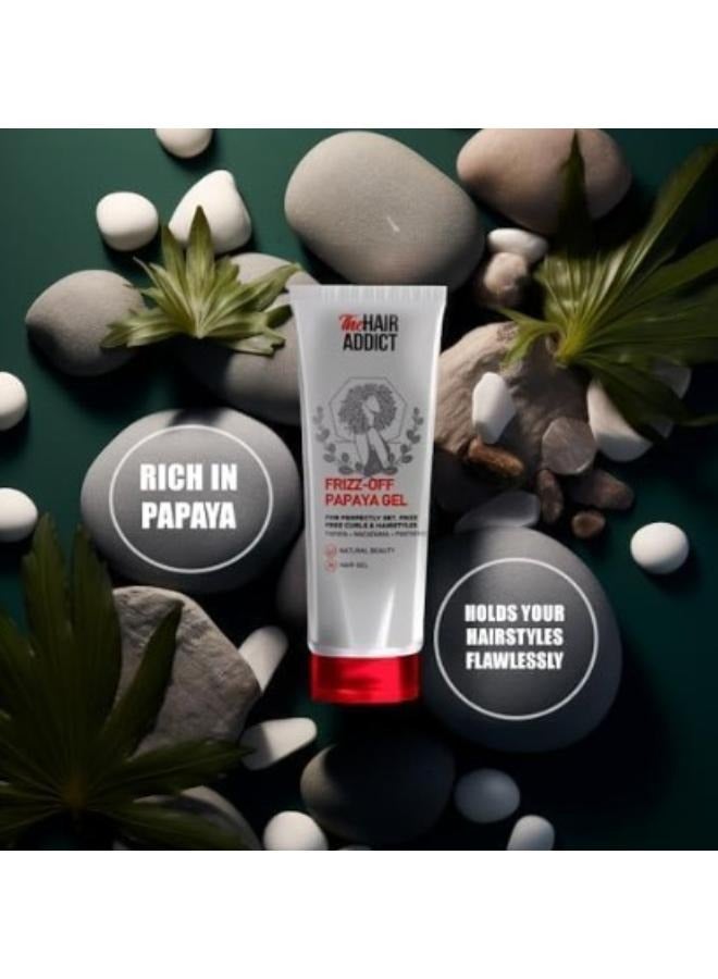 The Hair Addict Frizz Off Papaya Gel 250Ml - Image 2
