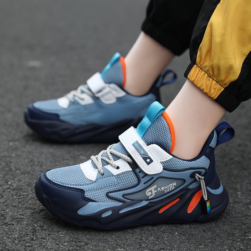 Mesh Sneakers Lightweight Flexible Sole Walking Shoes For Kids Indoor And Outdoor Activities - Image 3
