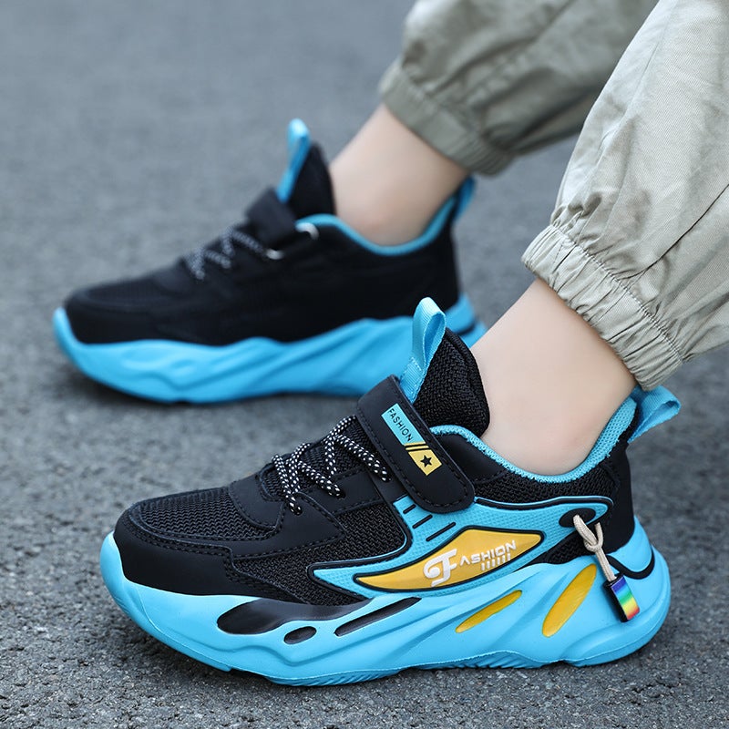 Mesh Sneakers Lightweight Flexible Sole Walking Shoes For Kids Indoor And Outdoor Activities - Image 2