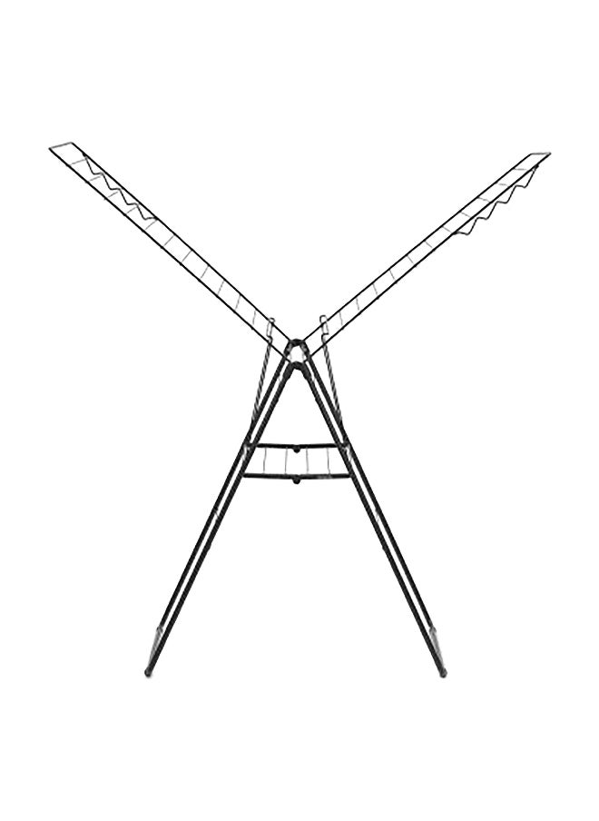 brabantia Hangon Foldable Space-Saving Drying Rack Black 98 x 59 x 5 cm  - Image 2