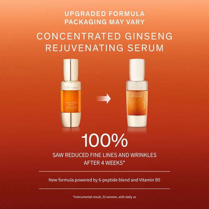 Sulwhasoo Concentrated Ginseng Renewing Serum Mini: Hydrates, Visibly Firm, Smooth, and Improves Look of Firmness & Elasticity, 0.50 fl. oz. - Image 2