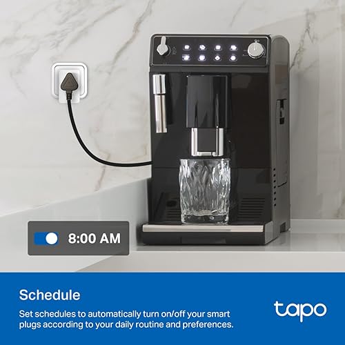 Tapo P110 16A مقبس ذكي واي فاي مع مراقبة الطاقة | مناسب للأجهزة الكبيرة مثل سخانات المياه، أفران الميكروويف، مكيفات الهواء (يعمل مع أليكسا ومساعد جوجل) | حماية أمان بأربع طرق - Image 5