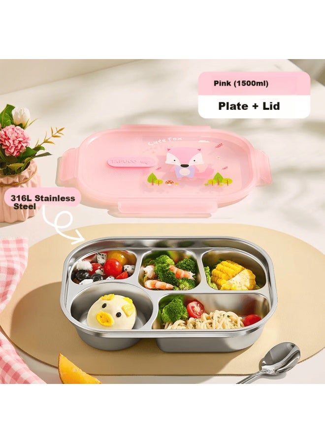 Tafuco Lunch Box For Elementary Students 316l Stainless Steel Food Grade Kindergarten Bento Box T5376 - Image 1