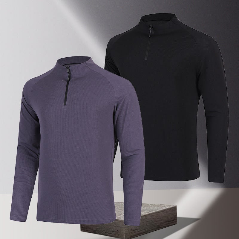 81830 Spring Long Sleeve T-Shirt Men'S Casual Fashion Sports Slim Stretch Fitness - Image 5