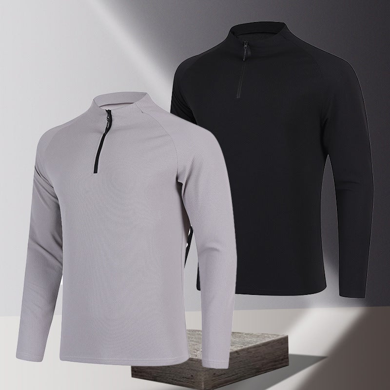 81830 Spring Long Sleeve T-Shirt Men'S Casual Fashion Sports Slim Stretch Fitness - Image 2