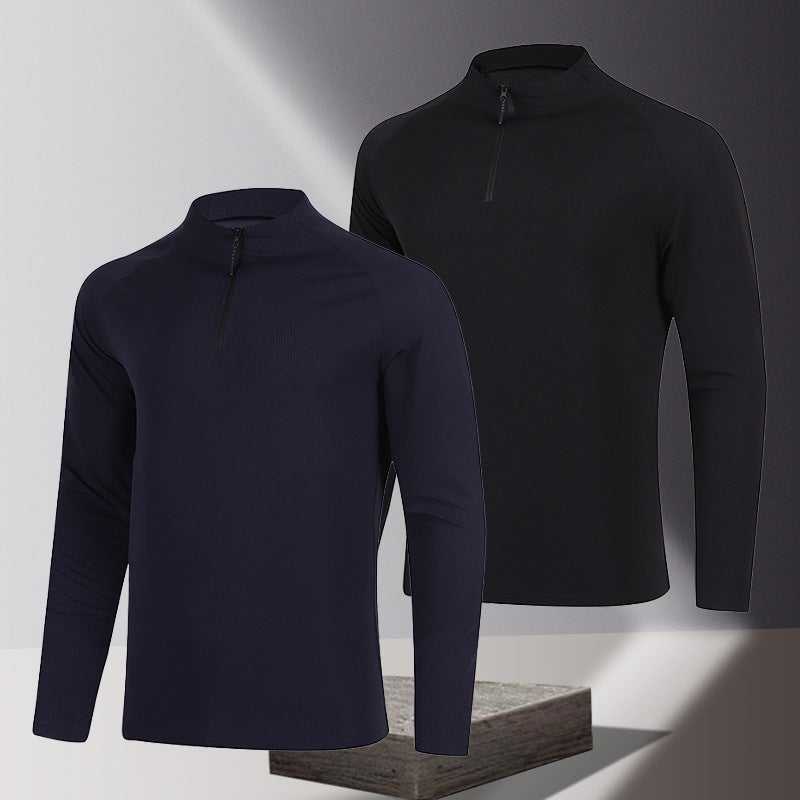 81830 Spring Long Sleeve T-Shirt Men'S Casual Fashion Sports Slim Stretch Fitness - Image 3