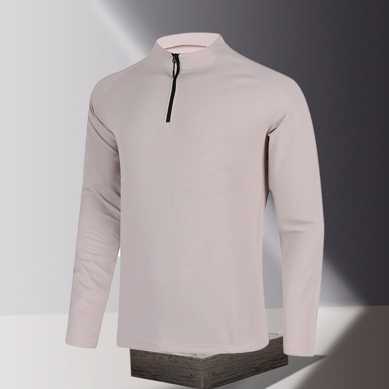 81830 Spring Long Sleeve T-Shirt Men'S Casual Fashion Sports Slim Stretch Fitness - Image 1