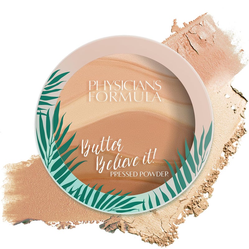 Physicians Formula Murumuru Butter Believe It! Pressed Face Powder, Buildable Coverage with Creamy Finish, Enriched with Amazonian Butters â€“ Creamy Natural - Image 1