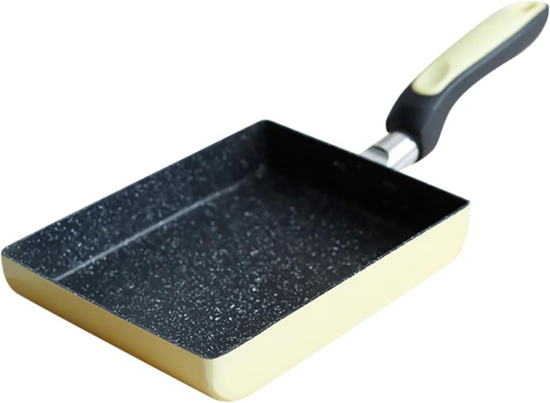 Nonstick Tamagoyaki Pan Square Frying Pan Induction Compatible Omelet Skillet for Kitchen Cooking Random Color - Image 1