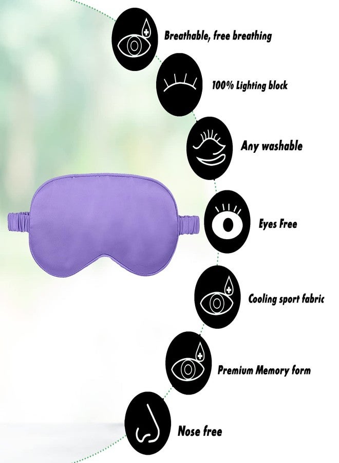 Avirons Satin Silk Hair Bonnet Cap with Sleeping Eye Mask and 3 Piece Scrunchies | Satin Head Cap for Sleeping | Silk Bonnet for Hair | Pure Satin Hair Bonnet Cap with Double Layer - Image 3