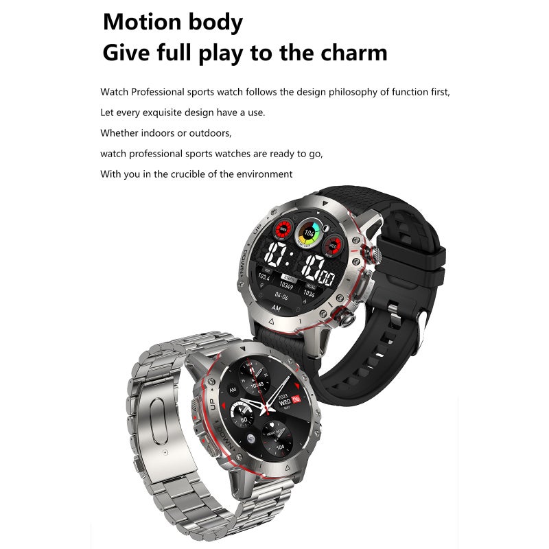 Smart Bracelet with Health Monitor Waterproof Sport Watch - Fitness Activity Tracker Smart Watch Compatible with Android iOS for Men Women - Image 5