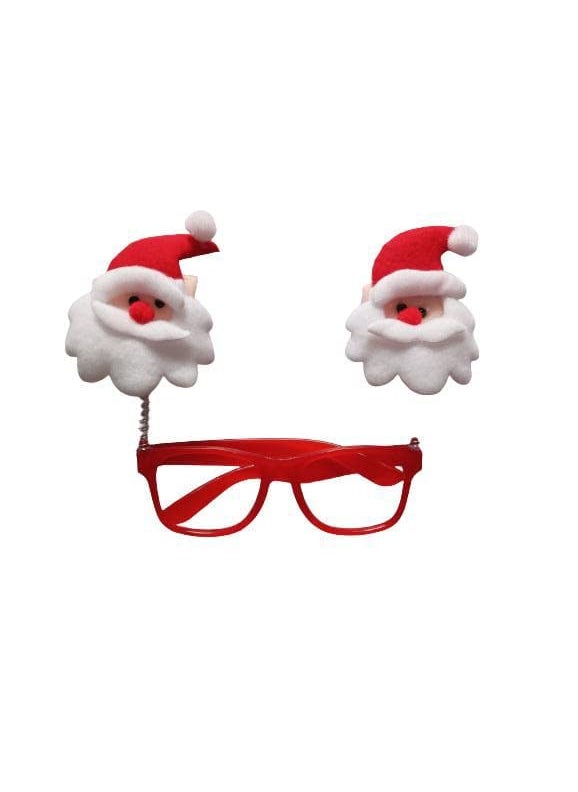RASHRI ; One For All RASHRI One For All Xmas Decor Christmas EyeglassesChristmas Party GogglesChristmas GlassesChristmas Decoration Santa Pack of 1  - Image 1