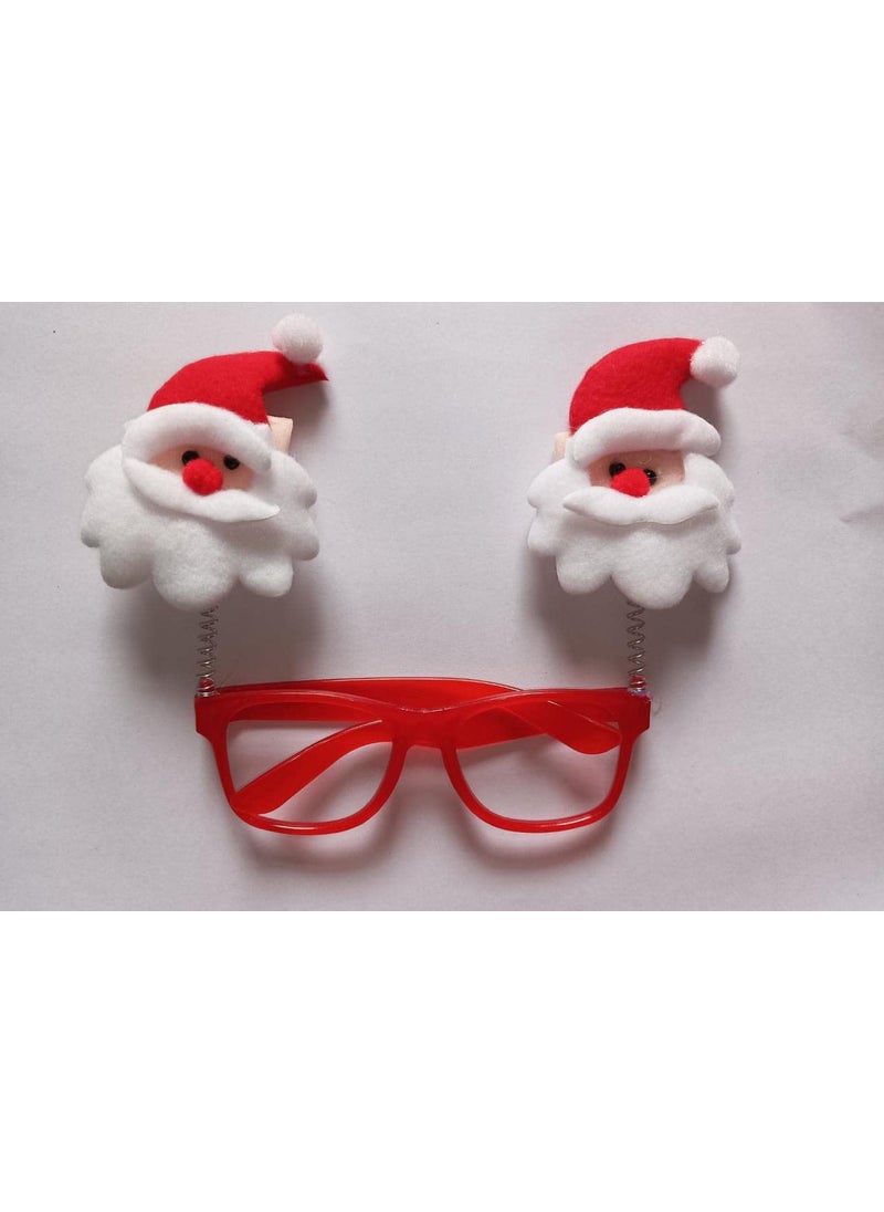 RASHRI ; One For All RASHRI One For All Xmas Decor Christmas EyeglassesChristmas Party GogglesChristmas GlassesChristmas Decoration Santa Pack of 1  - Image 3