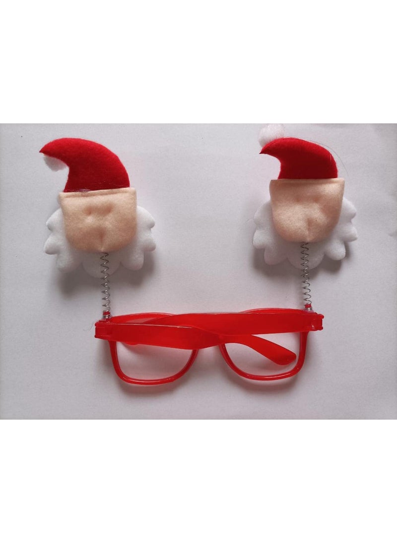 RASHRI ; One For All RASHRI One For All Xmas Decor Christmas EyeglassesChristmas Party GogglesChristmas GlassesChristmas Decoration Santa Pack of 1  - Image 4