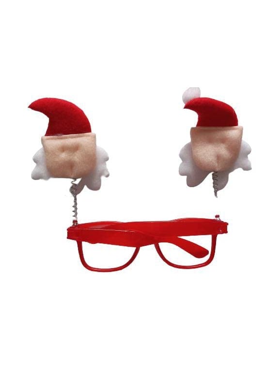 RASHRI ; One For All RASHRI One For All Xmas Decor Christmas EyeglassesChristmas Party GogglesChristmas GlassesChristmas Decoration Santa Pack of 1  - Image 2