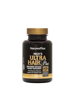 NaturesPlus Men'S Ultra Hair Plus Sustained Release 60 Tablets 