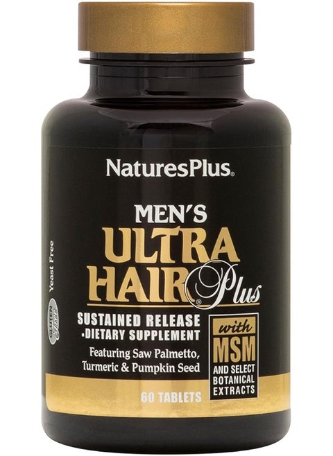 Nature's Plus Ultra Hair Plus S/R Men's Tablets 60