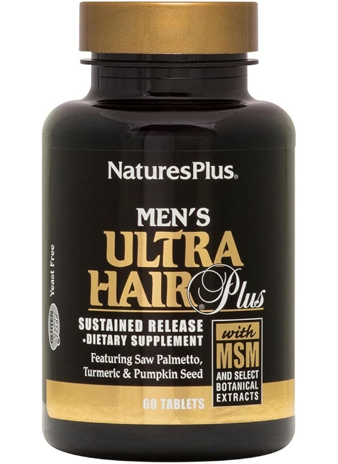 Nature's Plus - Nature's Plus Ultra Hair Plus S/R Men's Tablets 60 - Image 1