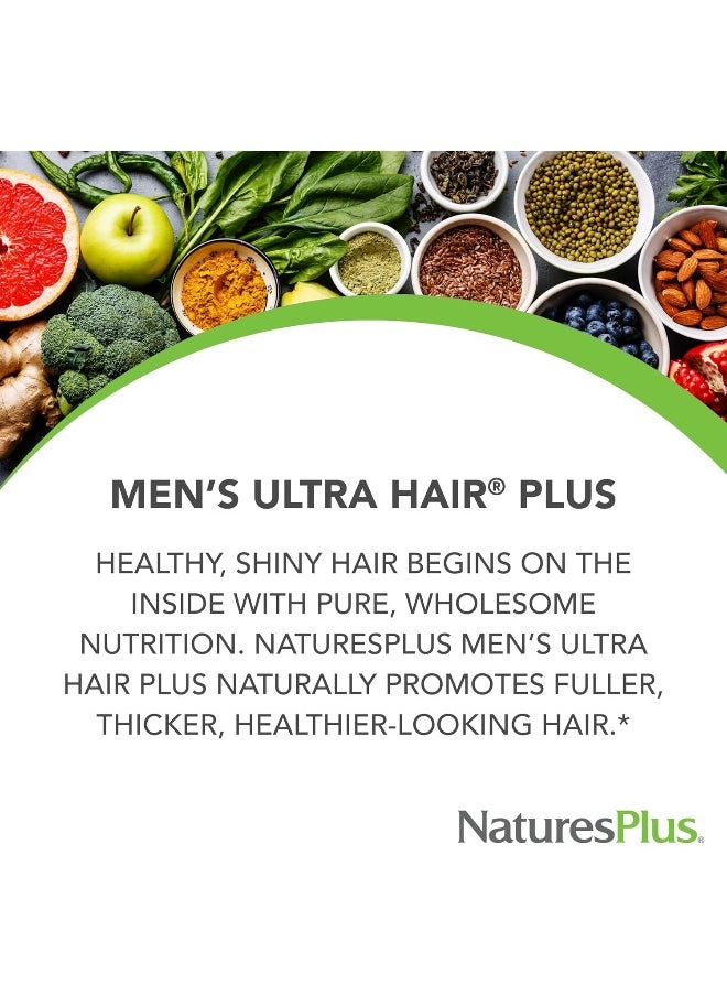 Nature's Plus - Nature's Plus Ultra Hair Plus S/R Men's Tablets 60 - Image 1