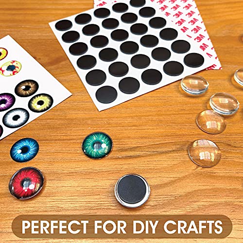APPLAB Magnetic Dots 120pcs - Round Magnets with Adhesive Backing, Circle Size Diameter 0.8’” x 0.08” on 4 Tape Sheets, with 3M Strong Adhesive Backing. Perfect for DIY, Art Projects, Industrial & Fridge - Image 5