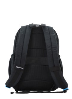 Discovery Discovery ICON Backpack 16.2L Black, Durable Lightweight Multi Compartment Travel Bag, Padded Laptop/Tablet Pocket RFID, Adjustable Strap With Luggage Fix Strap, Men Women School Outdoor  - Image 3