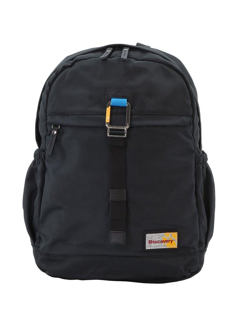 Discovery ICON Backpack 16.2L Black, Durable Lightweight Multi Compartment Travel Bag, Padded Laptop/Tablet Pocket RFID, Adjustable Strap With Luggage Fix Strap, Men Women School Outdoor - Image 1