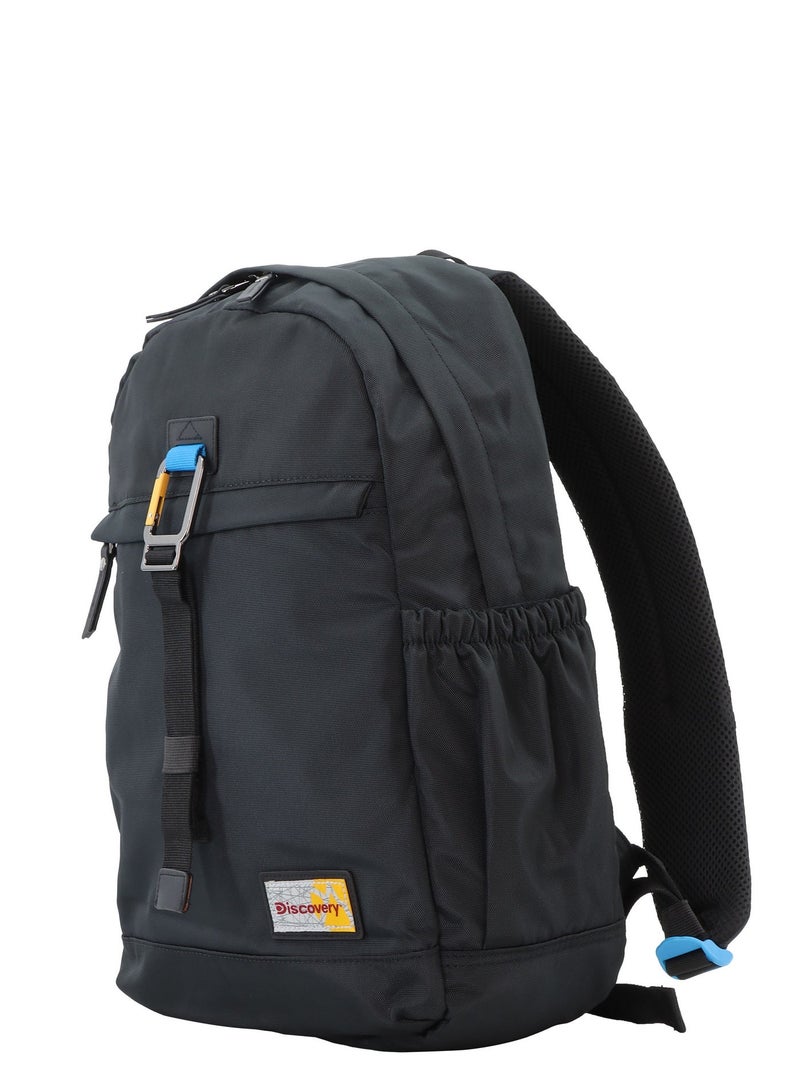 Discovery ICON Backpack 16.2L Black, Durable Lightweight Multi Compartment Travel Bag, Padded Laptop/Tablet Pocket RFID, Adjustable Strap With Luggage Fix Strap, Men Women School Outdoor - Image 3