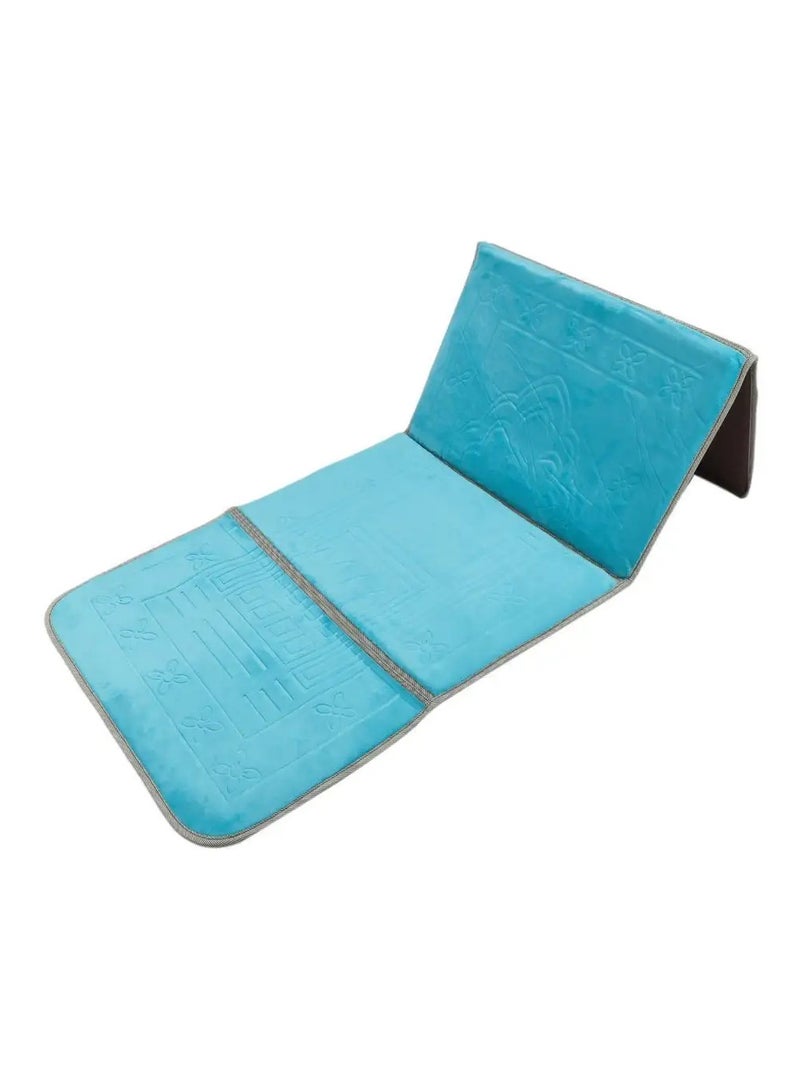 مناسك سجادة صلاة مع مسند ظهر قابل للطي - Image 1