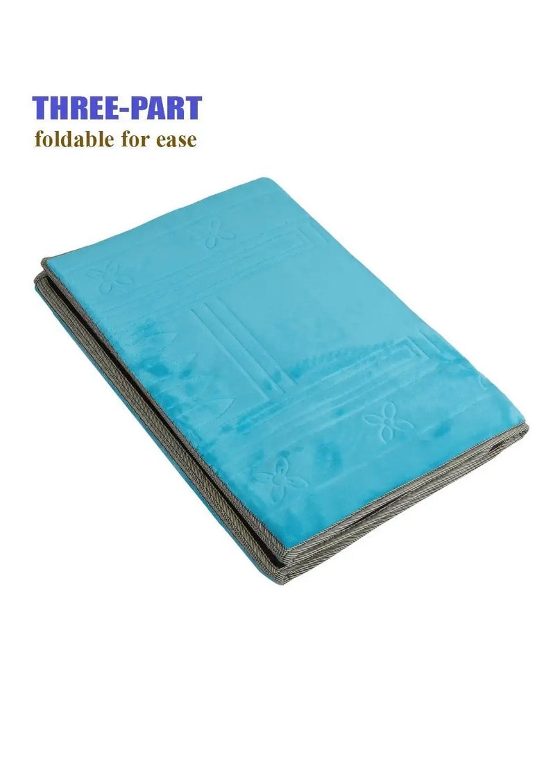 مناسك سجادة صلاة مع مسند ظهر قابل للطي - Image 5