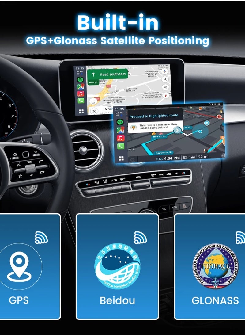 Carlinkit - CarPlay AI Box Android 13 4+64GB/8+128GB TV Wireless CarPlay And Android Auto SDM6125 4G LTE Netflix YouTube Google Play IPTV FOTA - Image 1