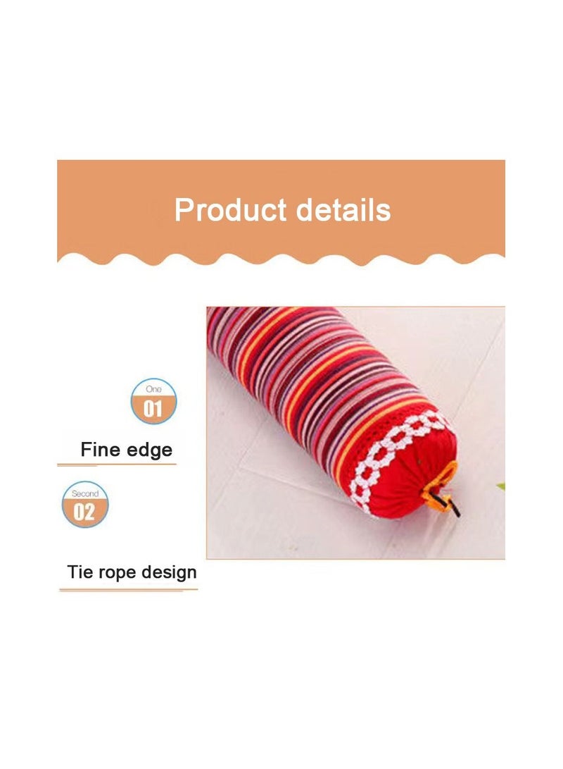 1-Piece Relieve Cervical Pain Wormwood Pillow, Old Coarse Fabric Pillow to Help Sleepping - Image 3