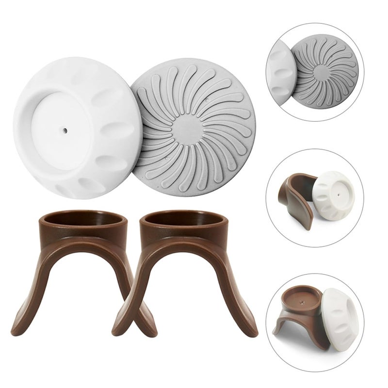 4 Pack White U Shaped Wall Protector for Indoor Safety and Pet Gate Support - Image 5