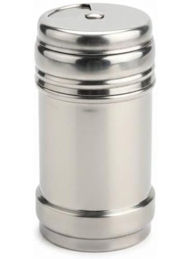 سبيس شوب وعاء توابل فضي من الفولاذ المقاوم للصدأ زجاجة رشاشات توابل محمولة متعددة الوظائف للملح والفلفل للمطبخ المنزلي والتخييم رشاشة من الفولاذ المقاوم للصدأ قطعة واحدة - Image 1