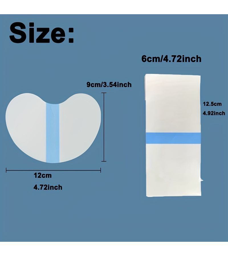 30 Heart Shaped Shoe Covers 30 Pieces Self Adhesive Transparent Rain Protection Easy to Apply Remove - Image 4