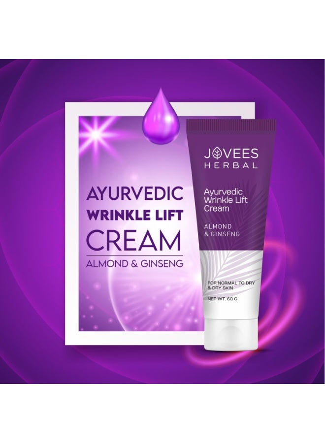 Jovees Herbal Almond & Ginseng Wrinkle Lift Face Cream | Anti-Wrinkle 60g - Image 5