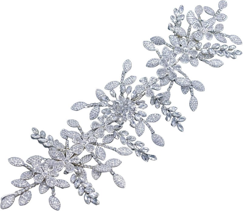 32Cm Long Wedding Headpiece, Elegant Hair Accessory for Brides, Perfect for Special Ocns and Bridal Parties - Image 1