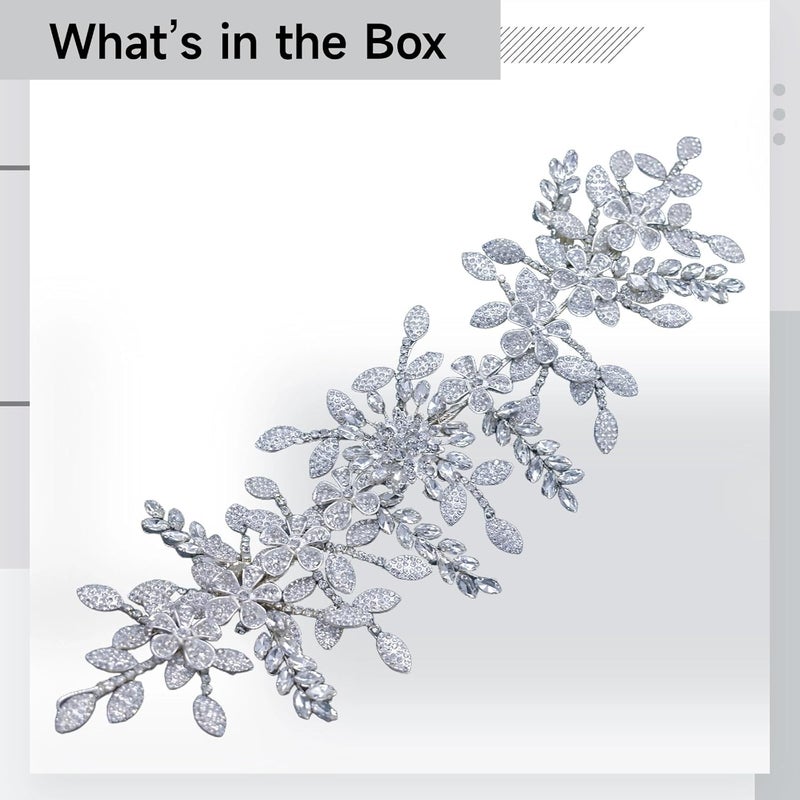 32Cm Long Wedding Headpiece, Elegant Hair Accessory for Brides, Perfect for Special Ocns and Bridal Parties - Image 4